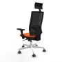Chaise de Bureau avec Appui-tête Piqueras y Crespo 3D026G1 Orange