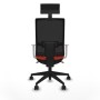 Office Chair with Headrest Piqueras y Crespo 4B066N1 Dark Orange