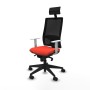 Office Chair with Headrest Piqueras y Crespo 4B066N1 Dark Orange