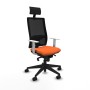 Chaise de Bureau avec Appui-tête Piqueras y Crespo 4B066N1 Orange