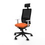Chaise de Bureau avec Appui-tête Piqueras y Crespo 4B066N1 Orange