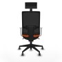 Chaise de Bureau avec Appui-tête Piqueras y Crespo 4B066G1 Orange