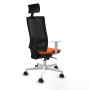 Office Chair with Headrest Piqueras y Crespo 4B026N1 Orange