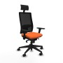 Chaise de Bureau avec Appui-tête Piqueras y Crespo 3D066N1 Orange