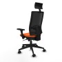 Chaise de Bureau avec Appui-tête Piqueras y Crespo 3D066N1 Orange
