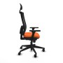 Chaise de Bureau avec Appui-tête Piqueras y Crespo 3D066N1 Orange