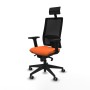 Office Chair with Headrest Piqueras y Crespo 2D066G1 Orange