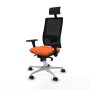 Chaise de Bureau avec Appui-tête Piqueras y Crespo 3D086N1 Orange