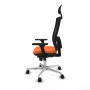 Chaise de Bureau avec Appui-tête Piqueras y Crespo 3D086N1 Orange