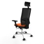 Chaise de Bureau avec Appui-tête Piqueras y Crespo 3D086N1 Orange