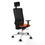 Chaise de Bureau avec Appui-tête Piqueras y Crespo 1D086N1 Orange