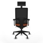 Chaise de Bureau avec Appui-tête Piqueras y Crespo 3D066G1 Orange