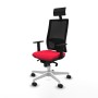 Chaise de Bureau avec Appui-tête Piqueras y Crespo 1D026N1 Rouge