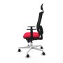 Chaise de Bureau avec Appui-tête Piqueras y Crespo 1D026N1 Rouge
