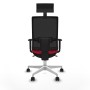 Chaise de Bureau avec Appui-tête Piqueras y Crespo 1D026N1 Rouge