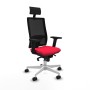 Chaise de Bureau avec Appui-tête Piqueras y Crespo 2D026N1 Rouge