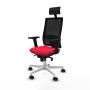 Chaise de Bureau avec Appui-tête Piqueras y Crespo 2D026N1 Rouge