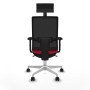 Chaise de Bureau avec Appui-tête Piqueras y Crespo 2D026N1 Rouge