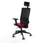 Chaise de Bureau avec Appui-tête Piqueras y Crespo 2D066G1 Rouge