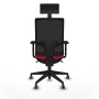 Chaise de Bureau avec Appui-tête Piqueras y Crespo 2D066G1 Rouge