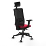 Chaise de Bureau avec Appui-tête Piqueras y Crespo 2D066G1 Rouge