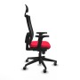 Chaise de Bureau avec Appui-tête Piqueras y Crespo 2D066G1 Rouge