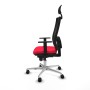 Chaise de Bureau avec Appui-tête Piqueras y Crespo 1D086N1 Rouge