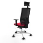 Chaise de Bureau avec Appui-tête Piqueras y Crespo 1D086N1 Rouge