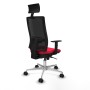Chaise de Bureau avec Appui-tête Piqueras y Crespo 1D086N1 Rouge