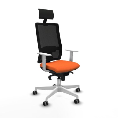 Chaise de Bureau avec Appui-tête Piqueras y Crespo 4B026G1 Orange