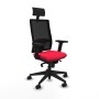 Chaise de Bureau avec Appui-tête Piqueras y Crespo 2D066N1 Rouge