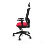 Chaise de Bureau avec Appui-tête Piqueras y Crespo 2D066N1 Rouge