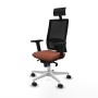 Office Chair with Headrest Piqueras y Crespo 2D026N1 Brown