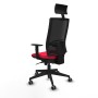 Chaise de Bureau avec Appui-tête Piqueras y Crespo 1D066G1 Rouge