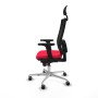 Chaise de Bureau avec Appui-tête Piqueras y Crespo 2D086G1 Rouge