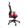Chaise de Bureau avec Appui-tête Piqueras y Crespo 1D066N1 Rouge