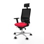 Chaise de Bureau avec Appui-tête Piqueras y Crespo 2D086N1 Rouge