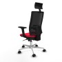 Chaise de Bureau avec Appui-tête Piqueras y Crespo 2D086N1 Rouge