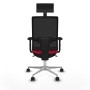 Chaise de Bureau avec Appui-tête Piqueras y Crespo 2D086N1 Rouge