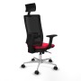 Chaise de Bureau avec Appui-tête Piqueras y Crespo 2D086N1 Rouge