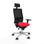 Chaise de Bureau avec Appui-tête Piqueras y Crespo 3D086N1 Rouge