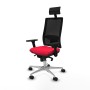 Chaise de Bureau avec Appui-tête Piqueras y Crespo 3D086N1 Rouge