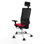 Chaise de Bureau avec Appui-tête Piqueras y Crespo 3D086N1 Rouge