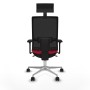 Chaise de Bureau avec Appui-tête Piqueras y Crespo 3D086N1 Rouge