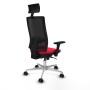 Chaise de Bureau avec Appui-tête Piqueras y Crespo 3D086N1 Rouge