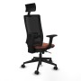 Office Chair with Headrest Piqueras y Crespo 2D066N1 Brown