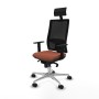 Office Chair with Headrest Piqueras y Crespo 1D086N1 Brown