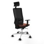 Office Chair with Headrest Piqueras y Crespo 1D086N1 Brown