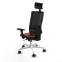 Office Chair with Headrest Piqueras y Crespo 3D026N1 Brown