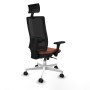 Office Chair with Headrest Piqueras y Crespo 3D026N1 Brown